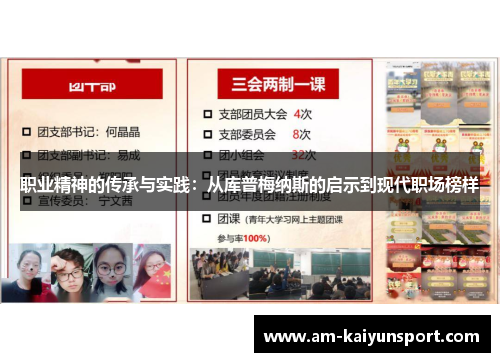 职业精神的传承与实践：从库普梅纳斯的启示到现代职场榜样